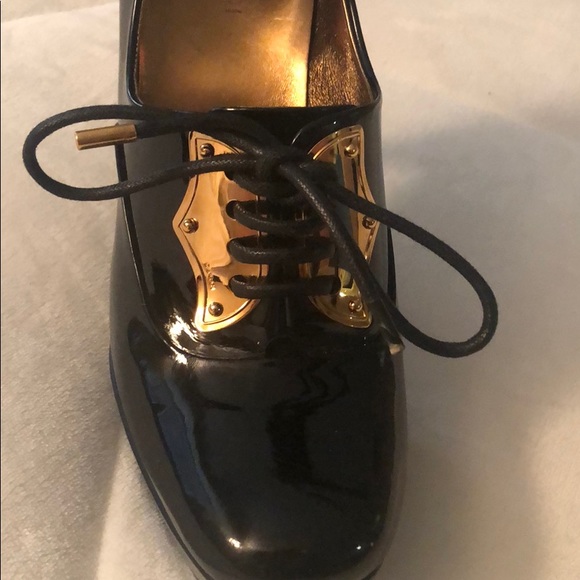 GUCCI Leather Platform Pumps Size:8 (38) - Picture 7 of 7